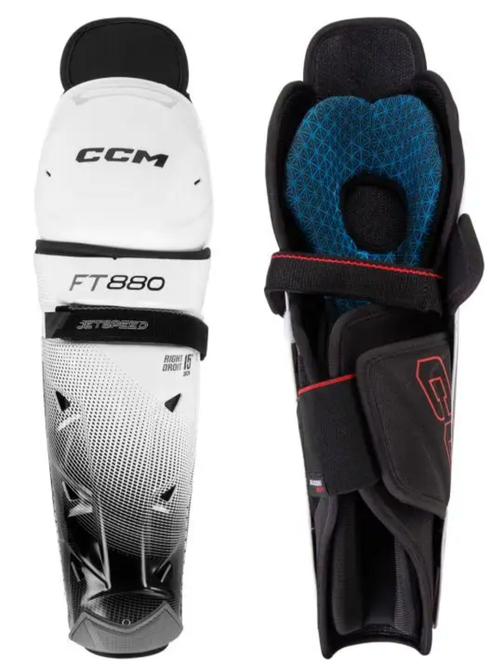 CCM FT880 SHIN PADS SR