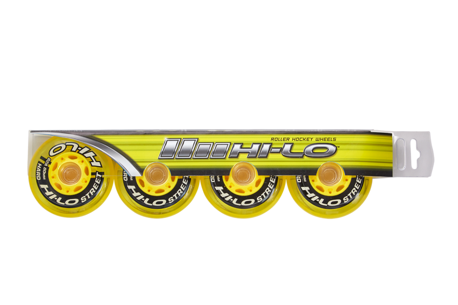 Bauer HI-LO ROLLER HOCKEY WHEELS 4PK OUTDOOR