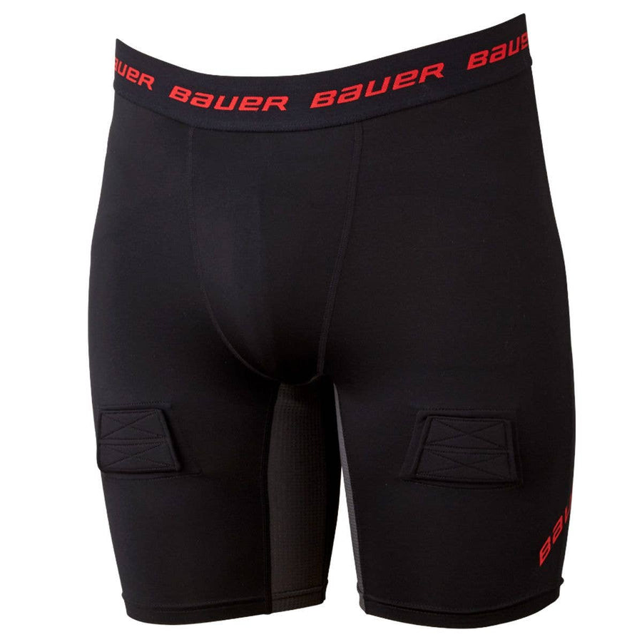 BAUER ESSNTL COMP JOCK SHORT YTH